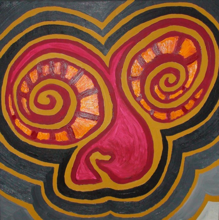 Indigenous Atrocities V (You Can Get It Taking A Vow) Oil & acrylic paints on stretched canvas